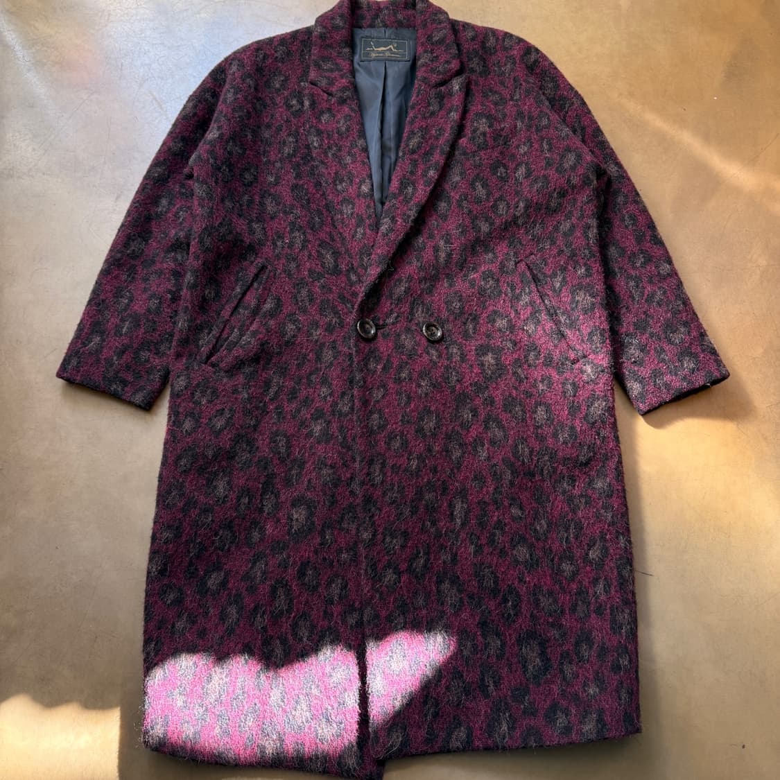 히스테릭 글래머 퍼플 레오파드 헤어리 코트 상품이미지1