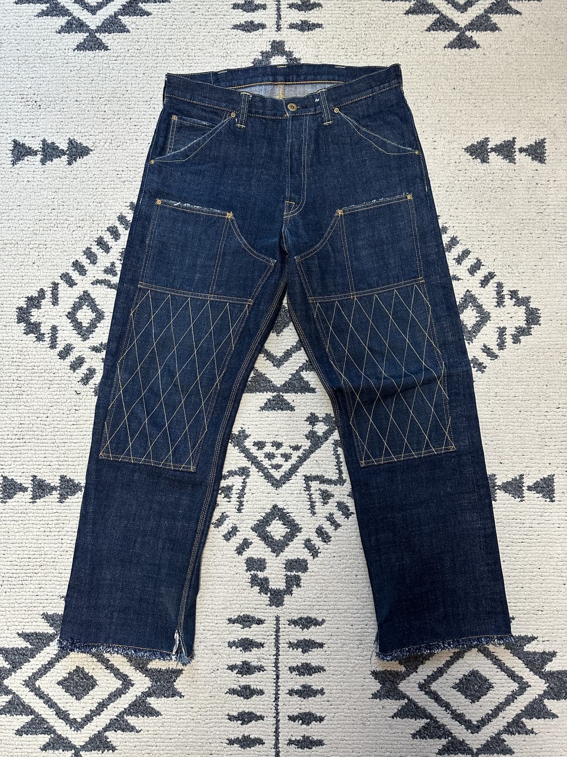 Trophy Clothing  더블니 더트 데님 상품이미지1