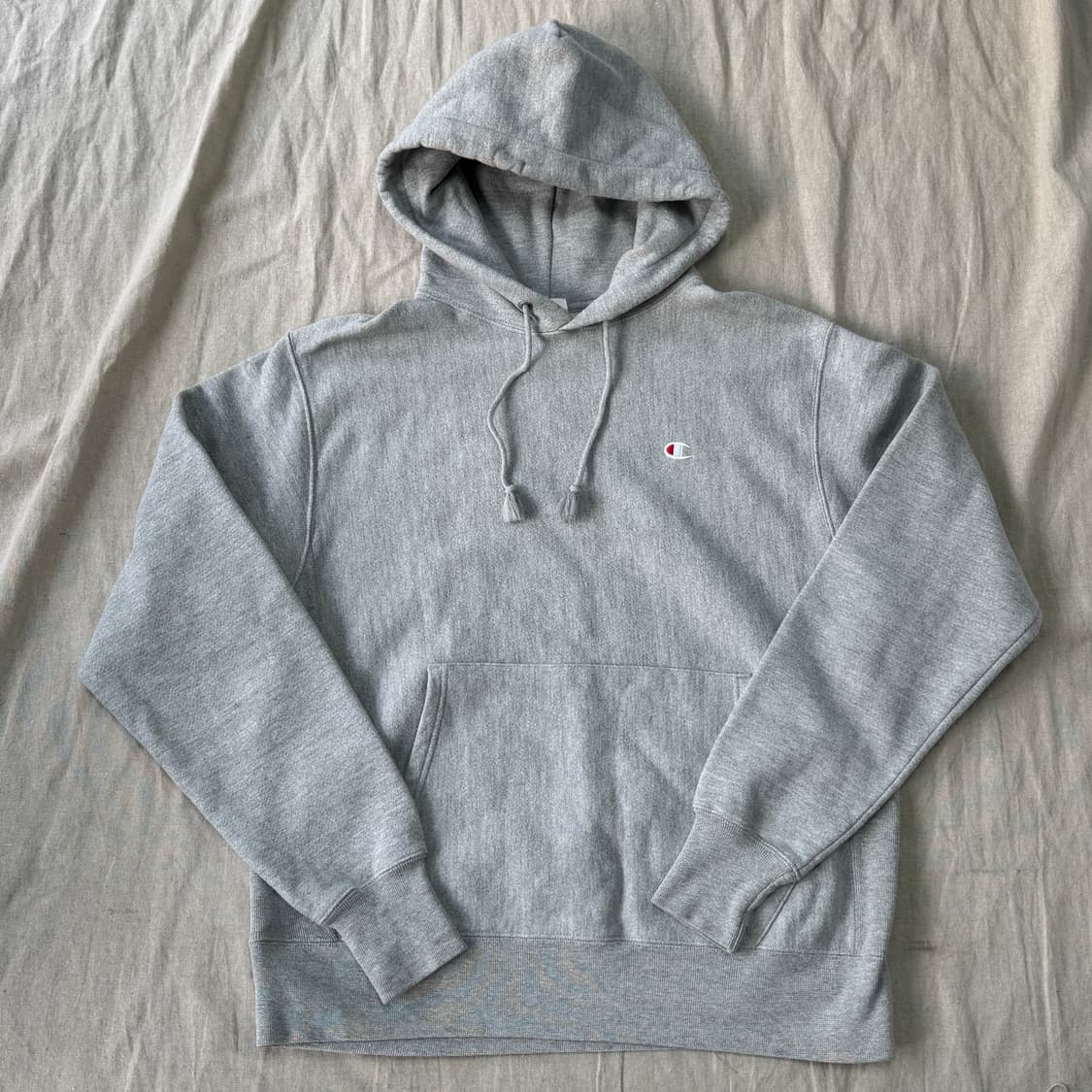 챔피온 리버스위브 애쉬그레이 후드 M 상품이미지1
