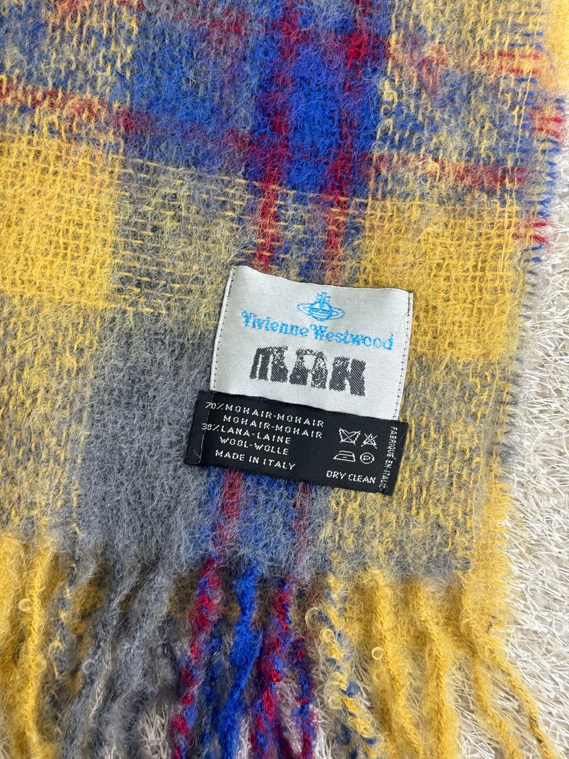 비비안웨스트우드 체크패턴 유카리깔 머플러 상품이미지3