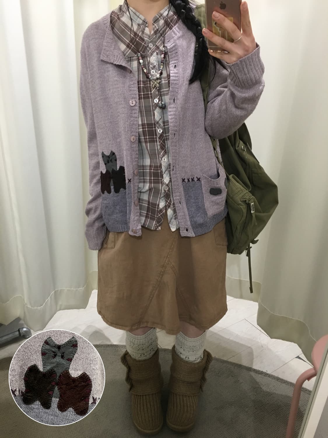 cat cardigan 상품이미지1