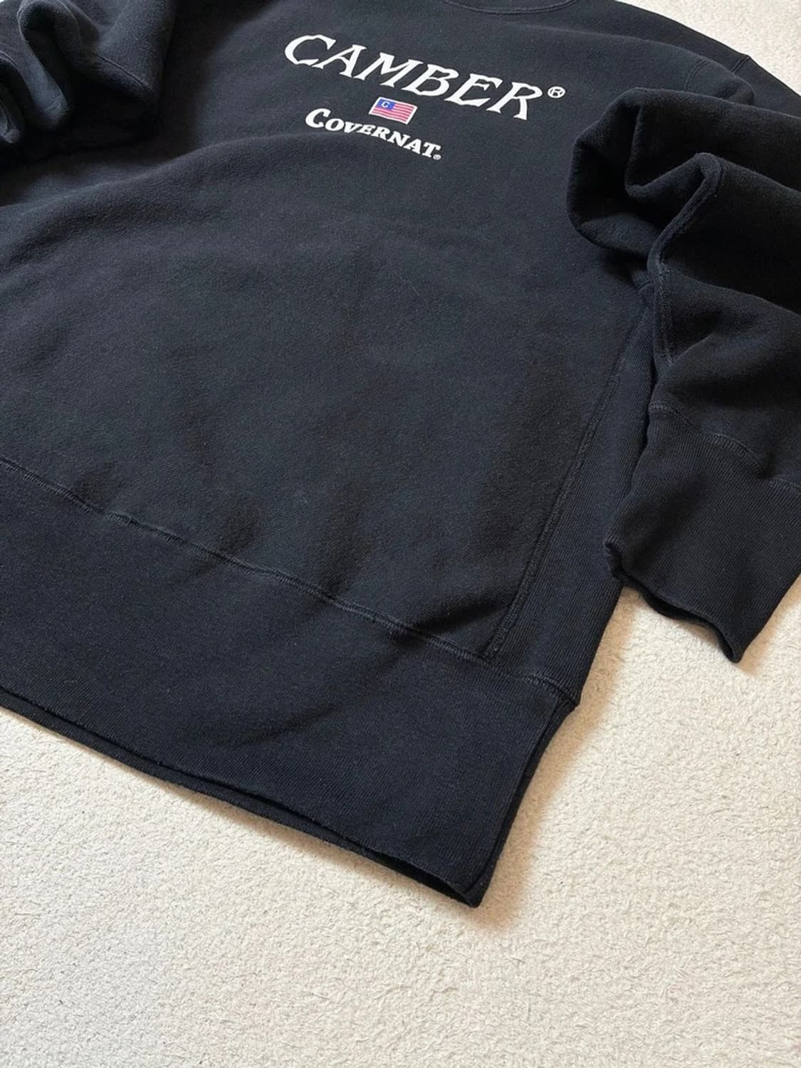 캠버 x 커버낫 USA 빅로고 헤비코튼 스웻 맨투맨 PN7233 상품이미지4