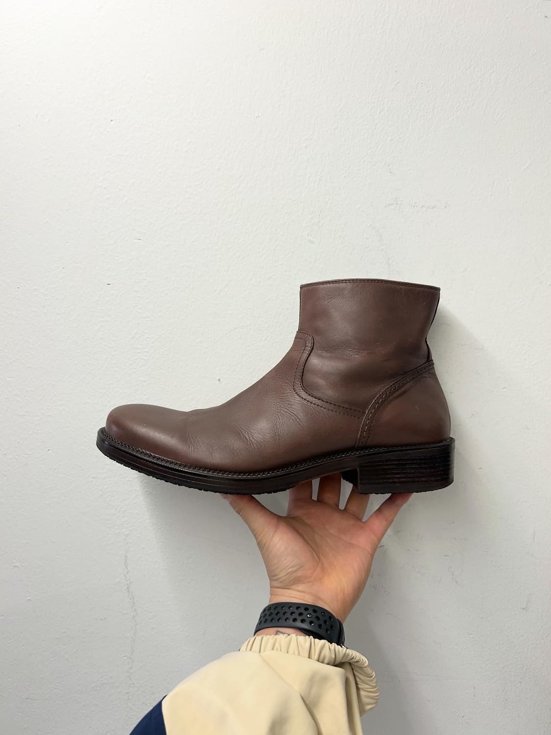 Sergio Rossi 세르지오 로시 레더 부츠 285-290 상품이미지1