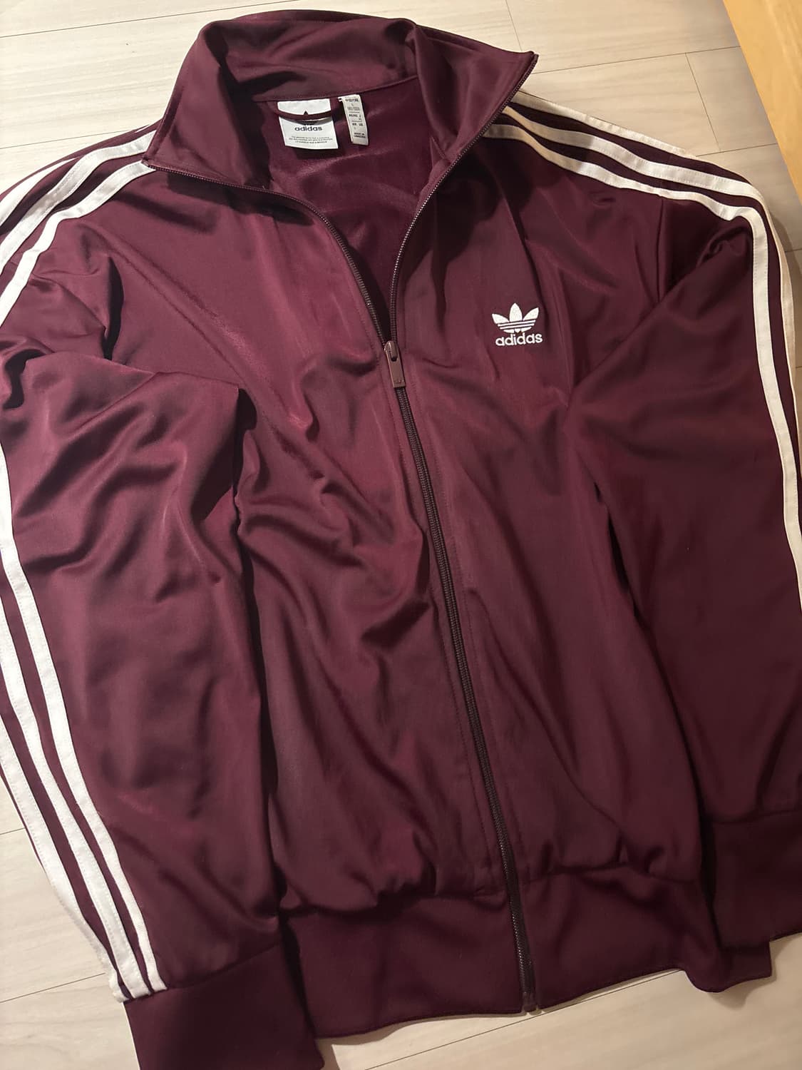 아디다스 파이어버드 트랙탑 버건디 L 상품이미지1