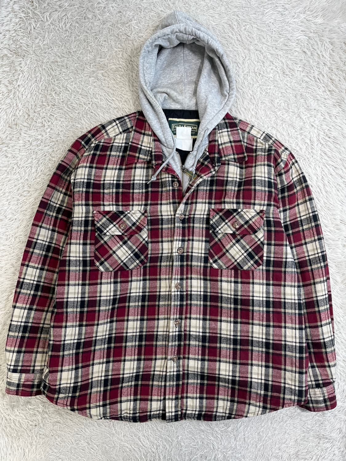 필드앤스트림 플란넬 후디 셔츠/#2578 상품이미지1