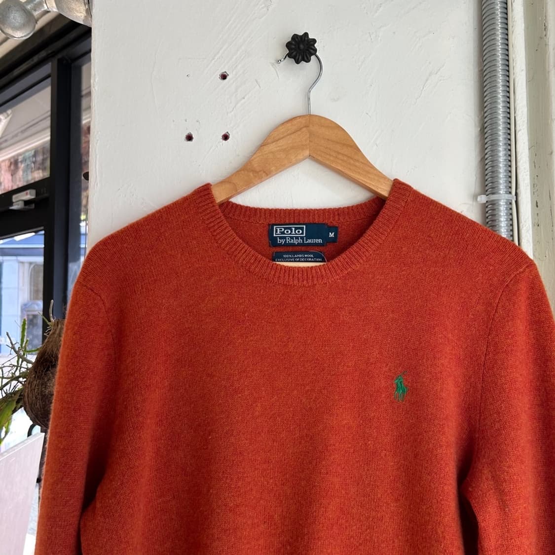 15470 - 폴로 랄프로렌 오렌지 울 니트 (램스 울 100%) 상품이미지1