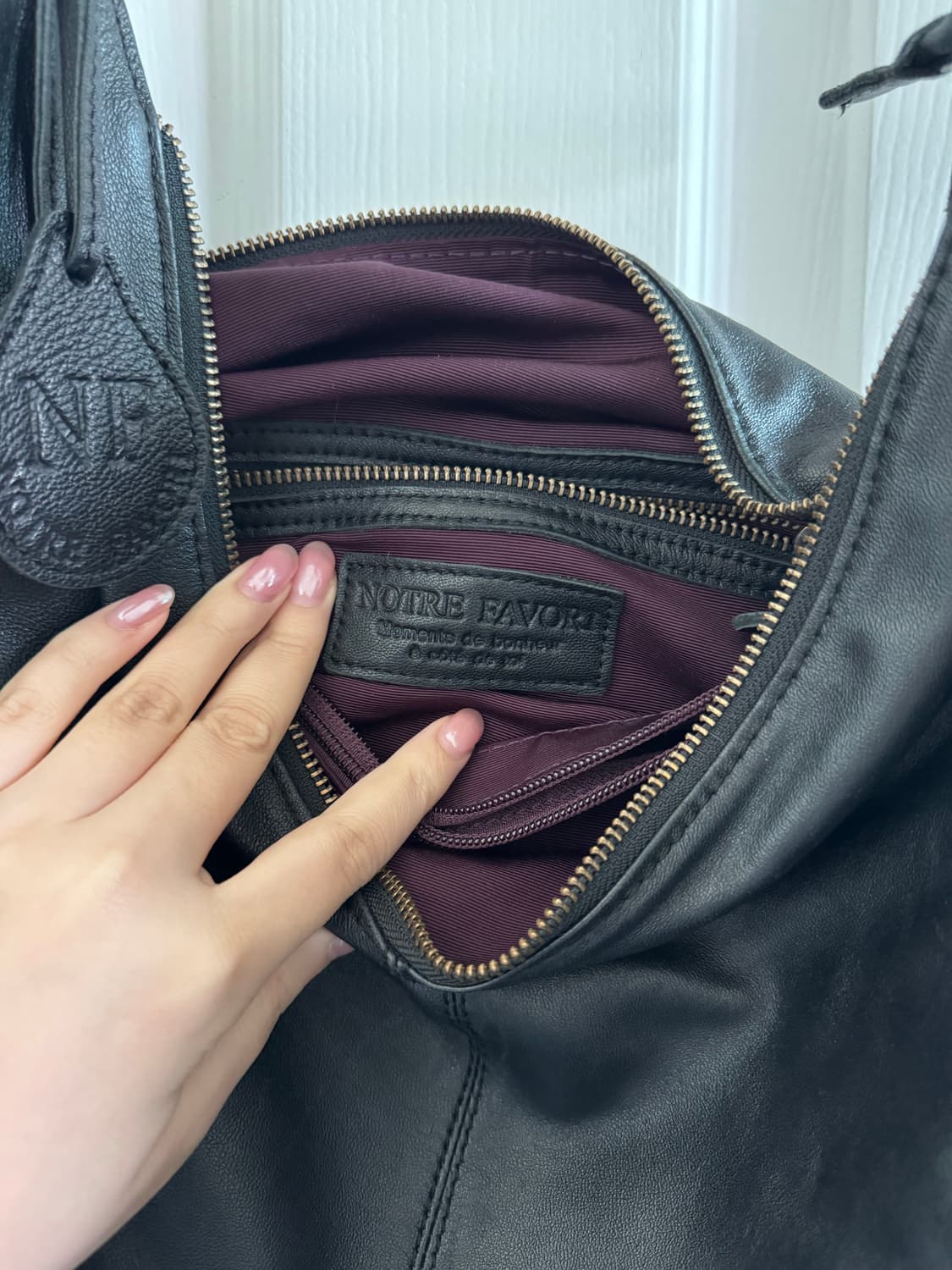 NOTRE FAVORI 레더 토트백 상품이미지5