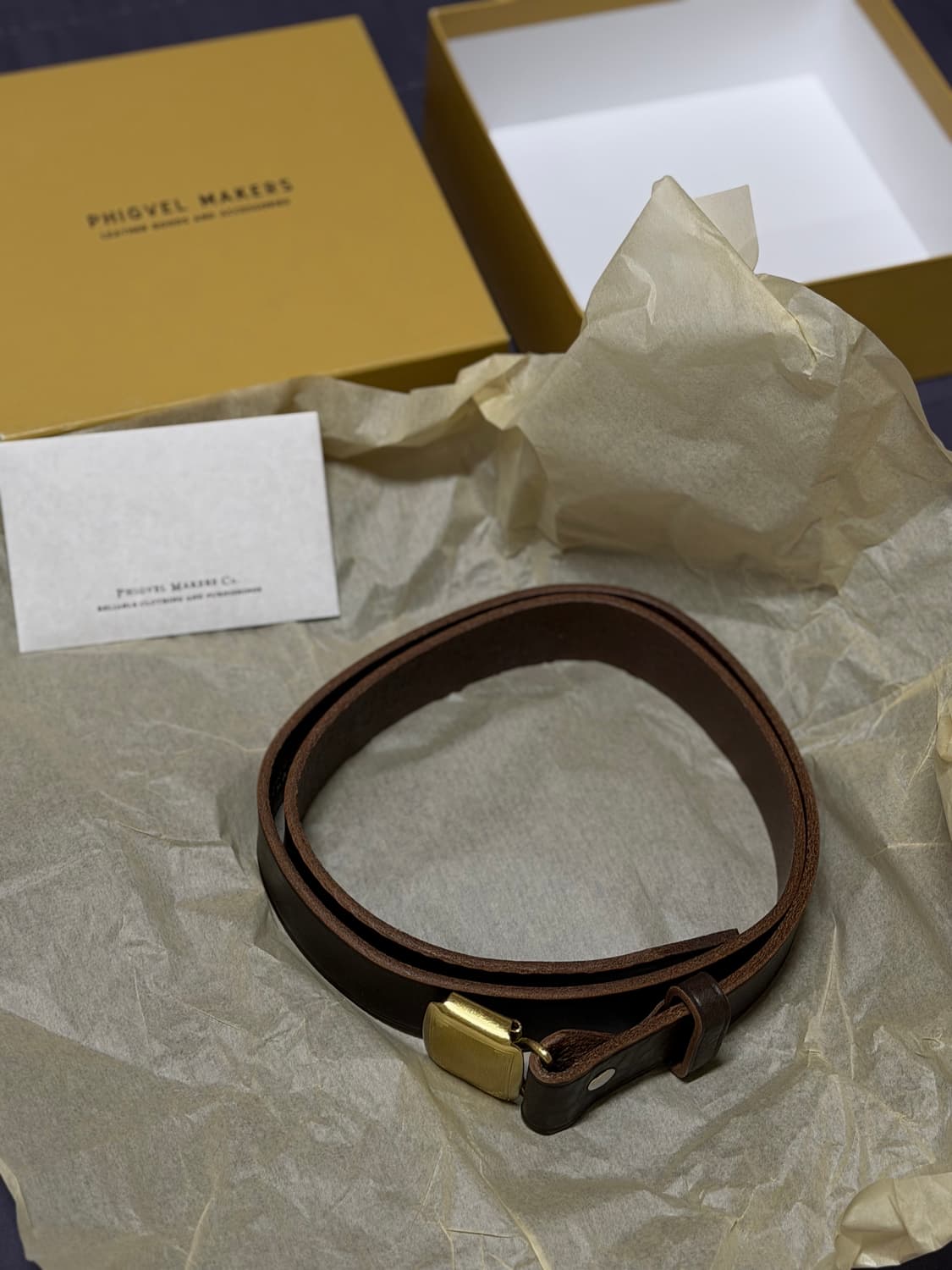 피그벨 히콕 벨트 브라운 브라스 1사이즈 상품이미지2