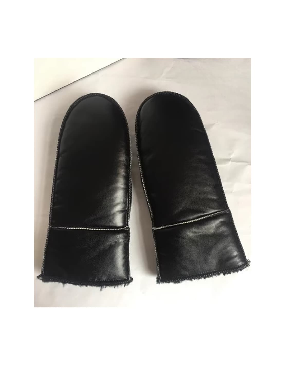 방한 레자 벙어리 장갑 블랙 3000원 (새상품) 상품이미지1