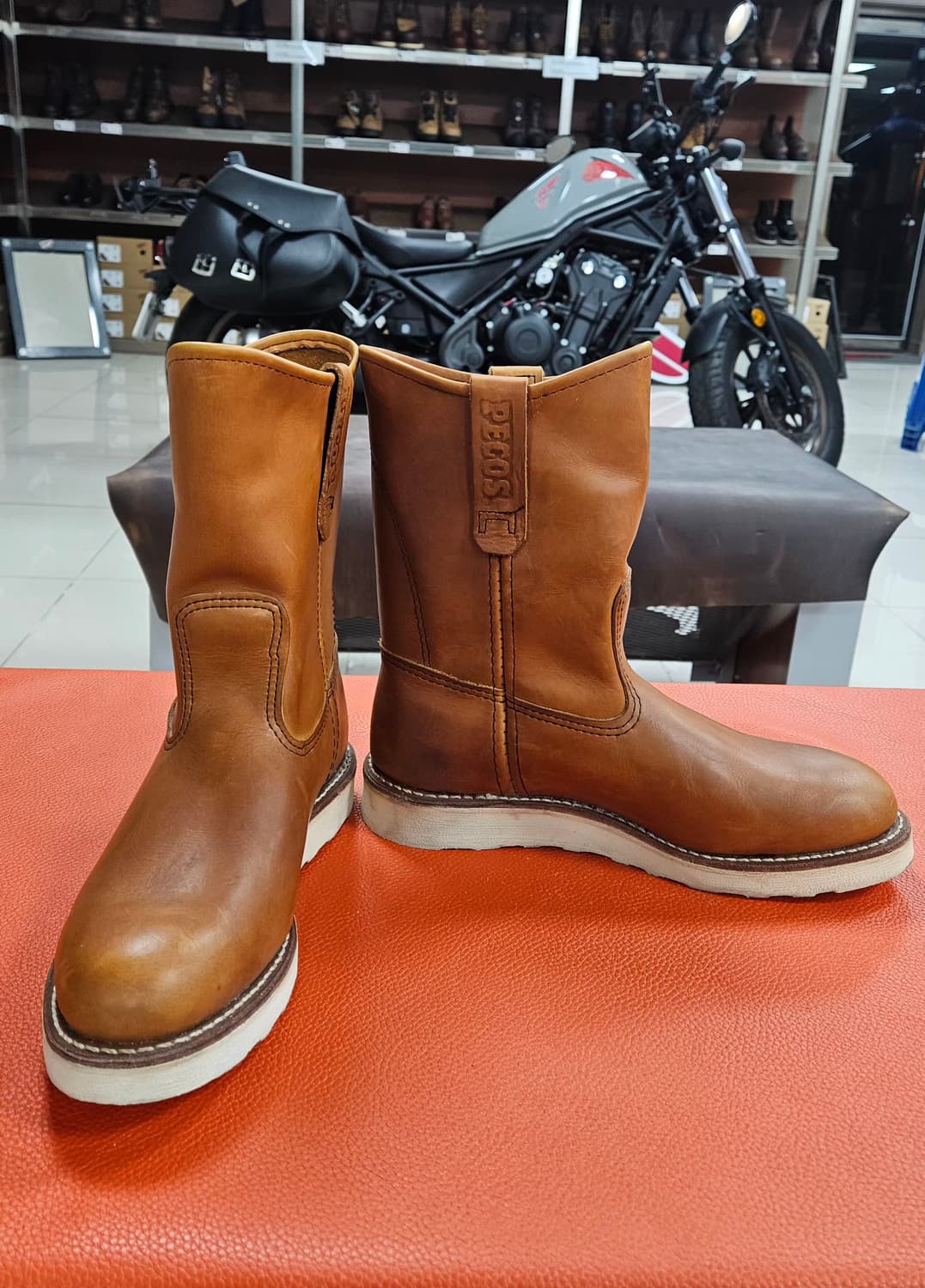 레드윙 9인치 페코스 풀온 부츠 866, US6D 남녀공용 상품이미지5