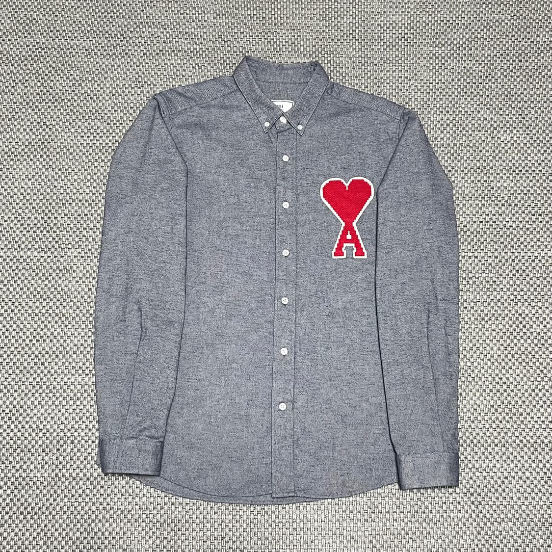 아미 빅 하트로고 셔츠 남방 41사이즈 상품이미지1