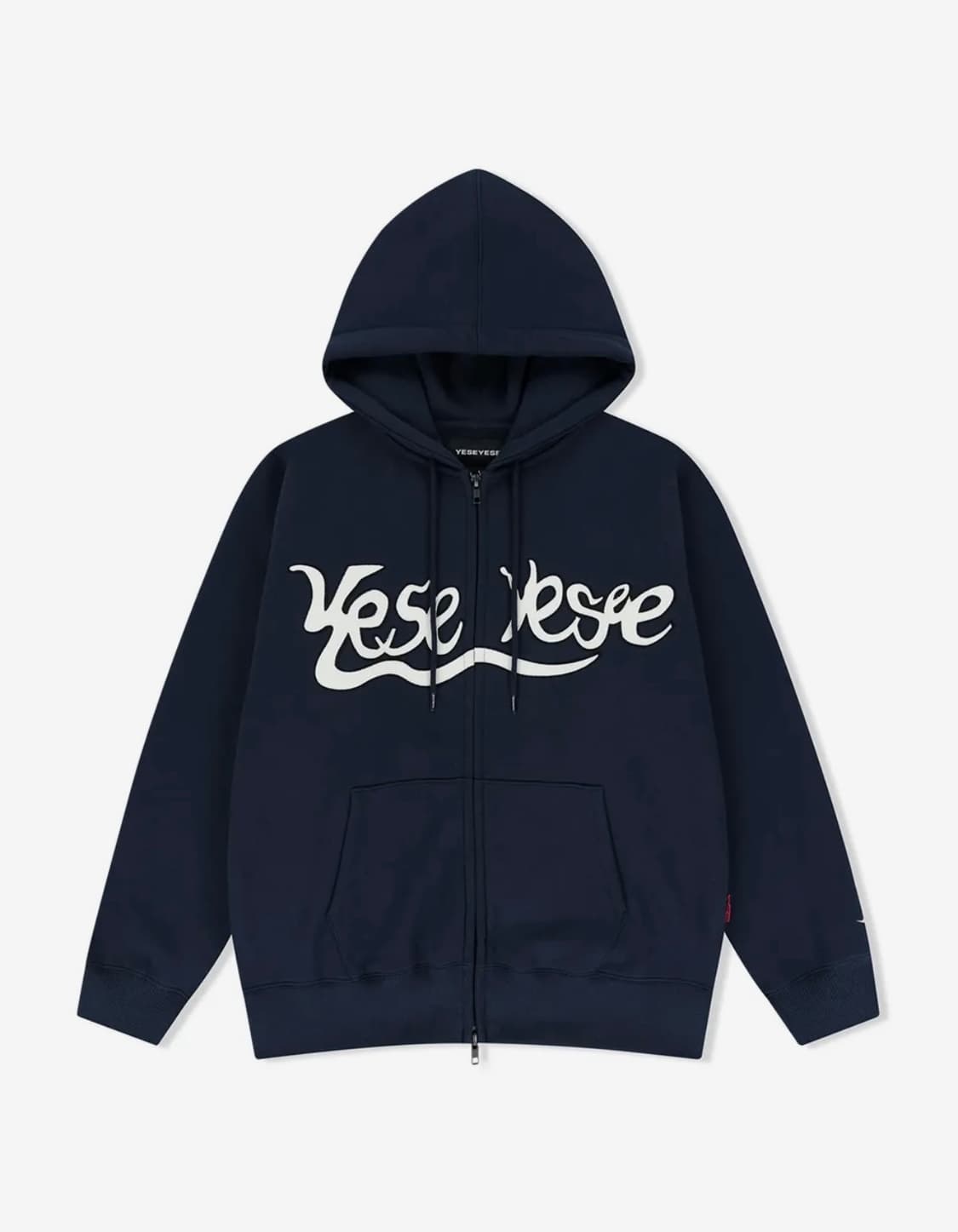 예쓰아이씨 Y.E.S Snail Logo Zip-up Hoodie Nav 상품이미지1