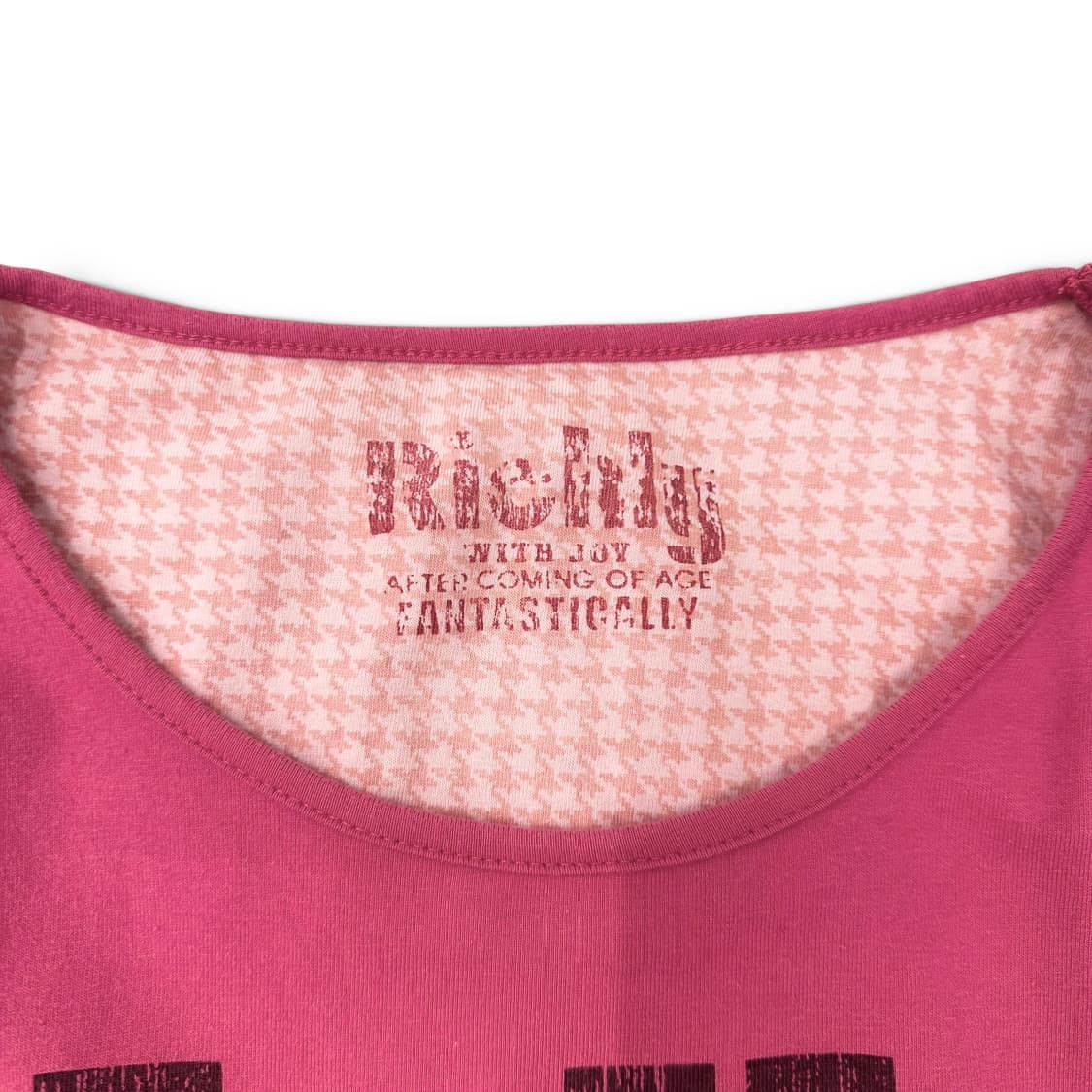 Jolly Grunge Printing Pink Top 상품이미지6