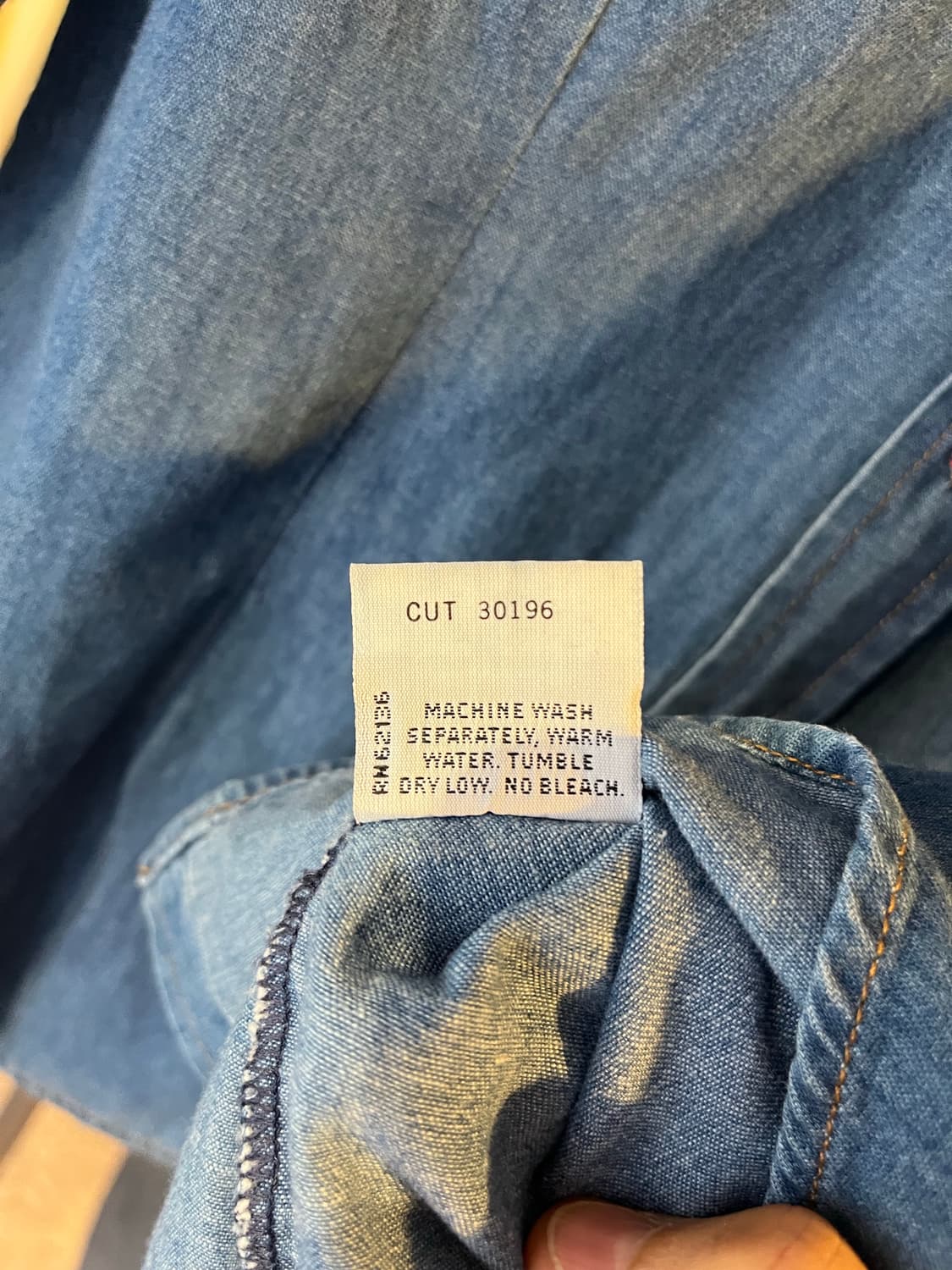 90년대 게스 웨스턴 데님셔츠(미국제) 상품이미지6