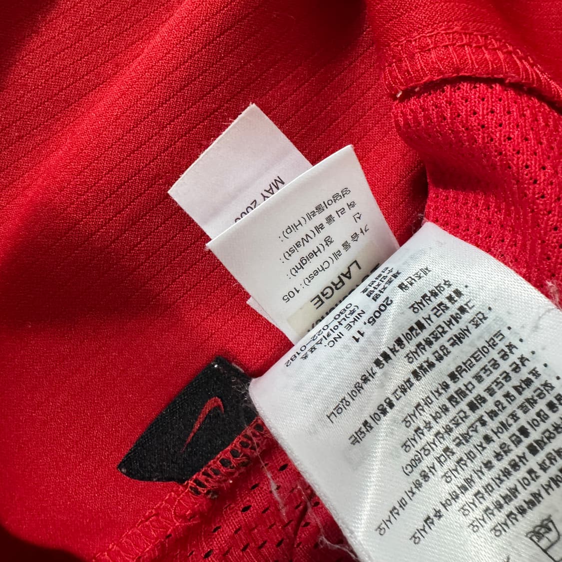 정품 05-06 맨체스터 유나이티드 박지성 마킹 L사이즈   상품이미지9