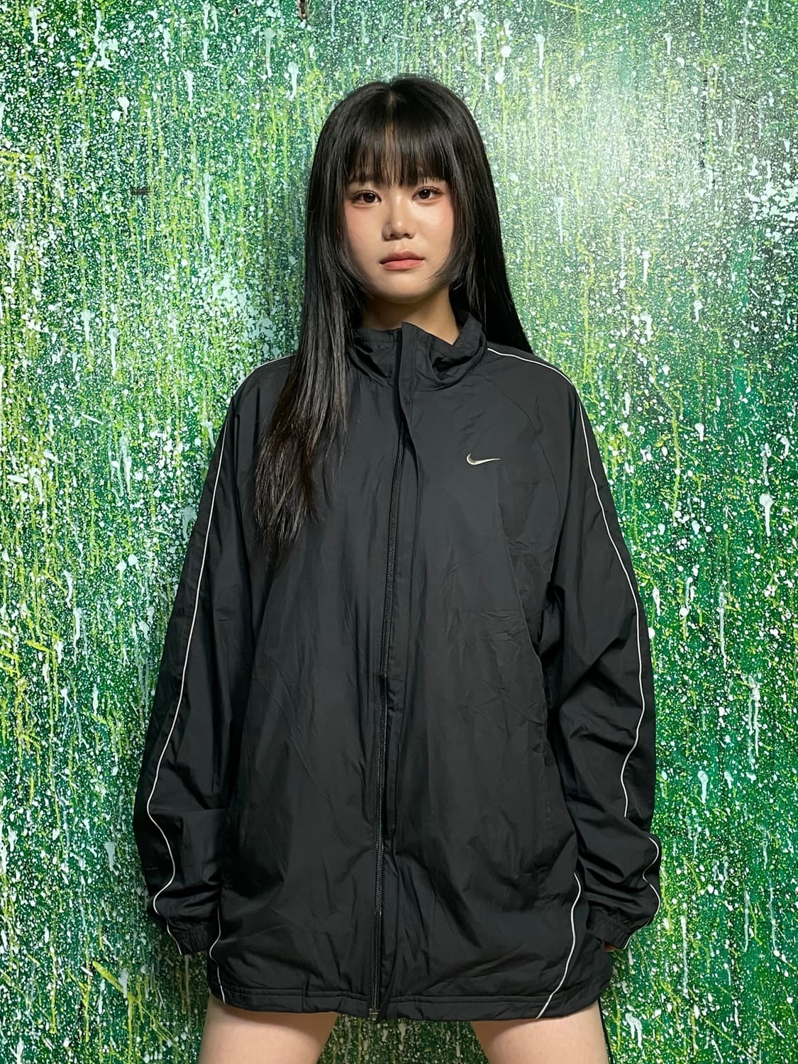 나이키 블랙 바람막이 자켓 L 상품이미지1