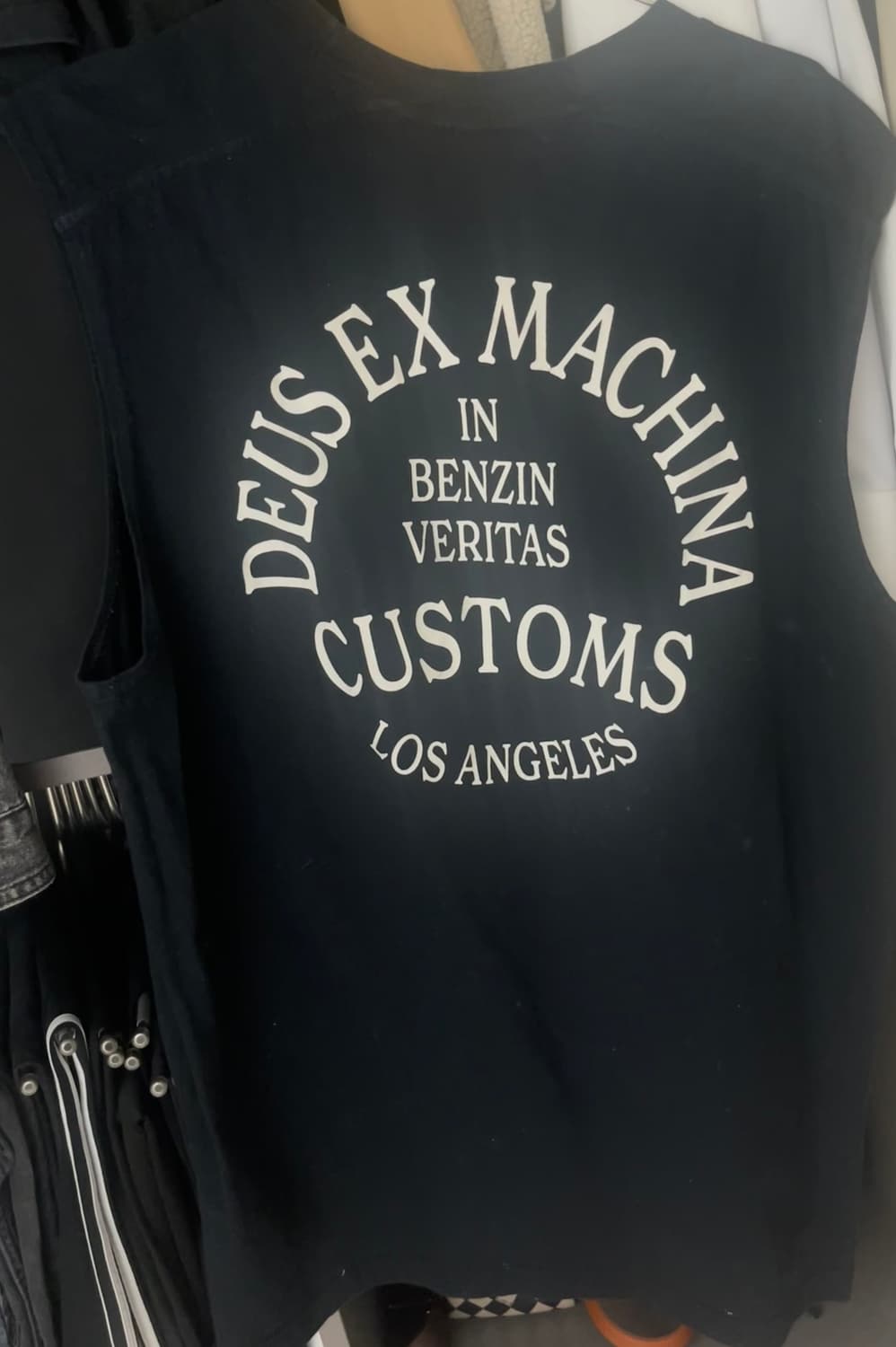 DeusExMachina 블랙 슬리브리스 M 상품이미지2