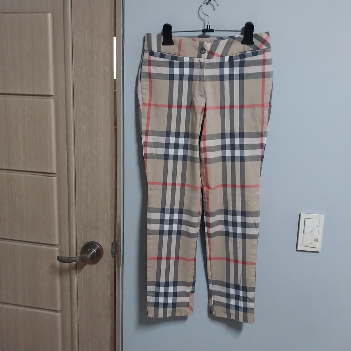 노바체크 여성 26 인치 스판바지 상품이미지1