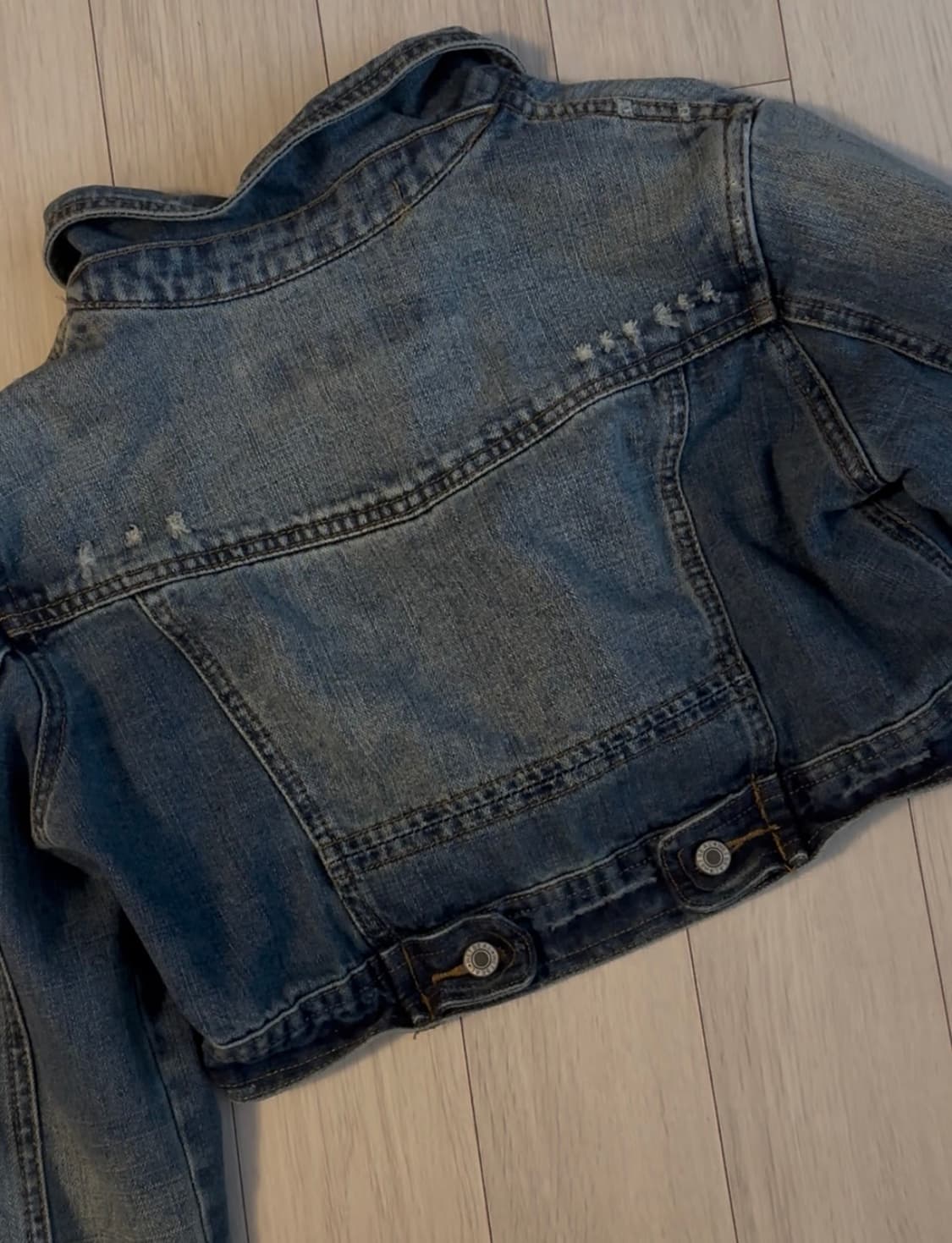crop denim jacket  상품이미지2