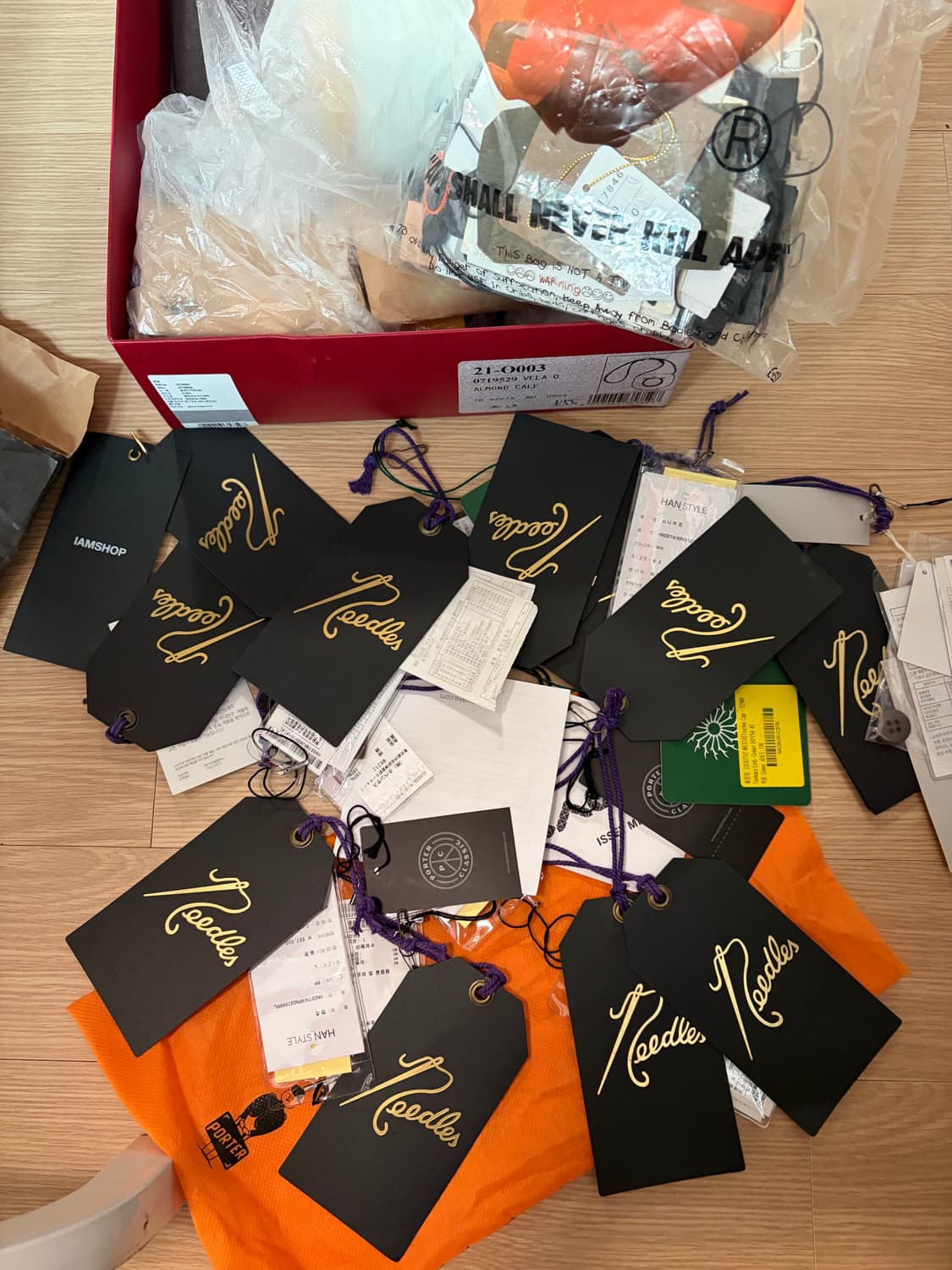 Needles 니들스 페니진 팬츠 브라운 L (32-34) 상품이미지5