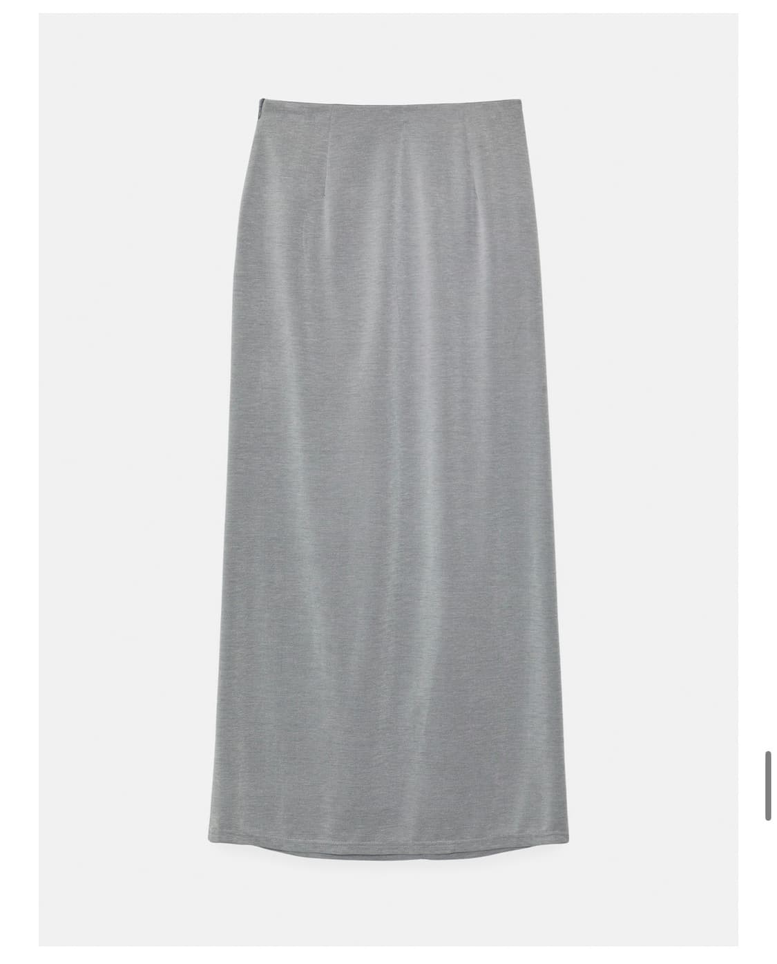 파이카 draped maxi skirt(grey) 상품이미지2