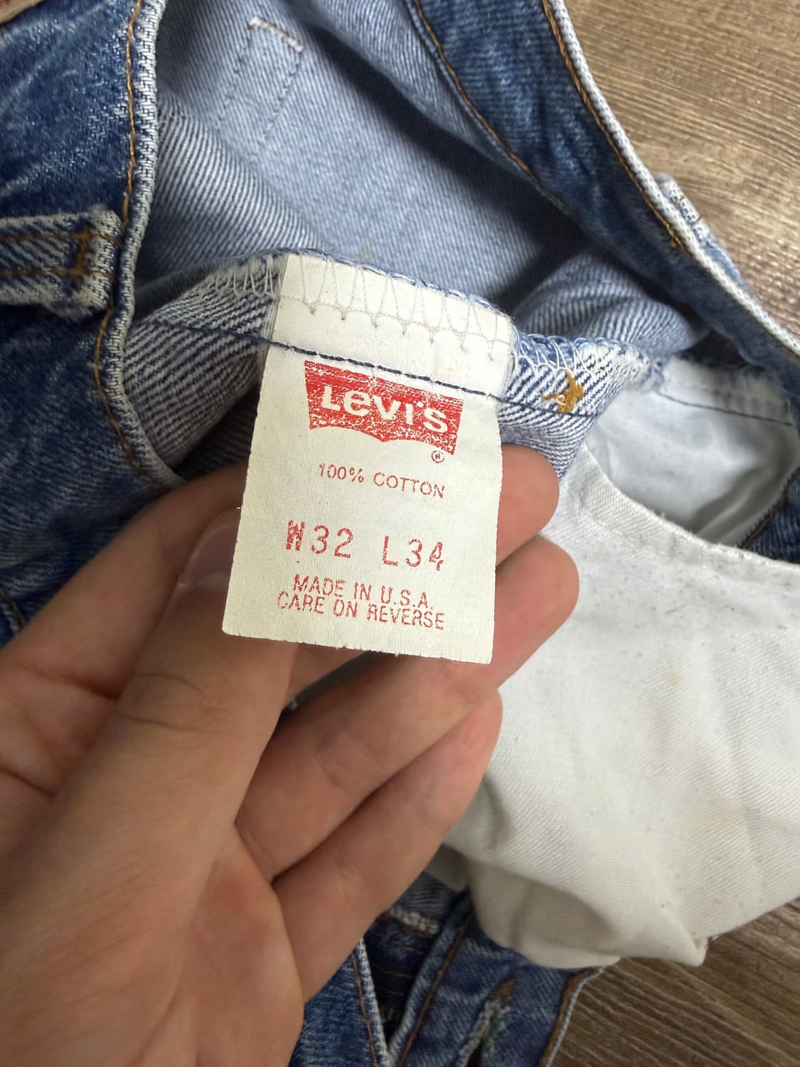 80s made in usa levis 505 32x34 상품이미지6