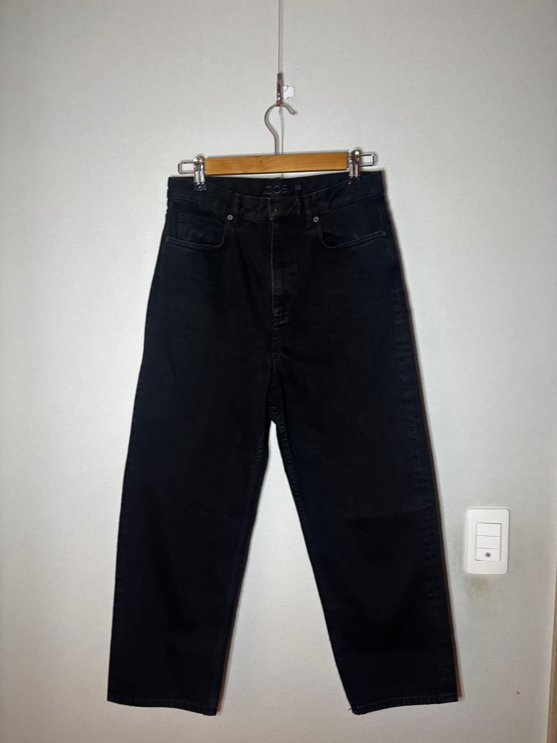 택포/S급) 코스 블랙 데님 진 팬츠  상품이미지1