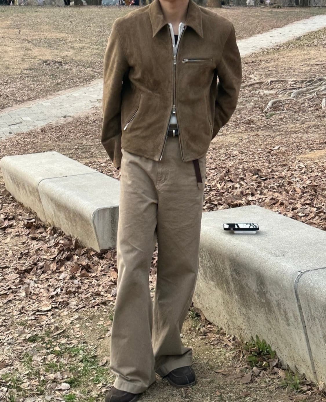 [토니웩] 스웨이드 자켓 SUEDE BLOUSON JACKET BROWN 상품이미지2