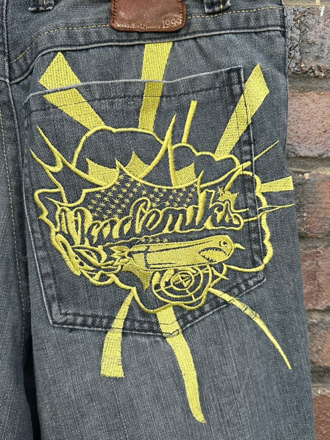 아카데믹스 별 자수 청바지 상품이미지7