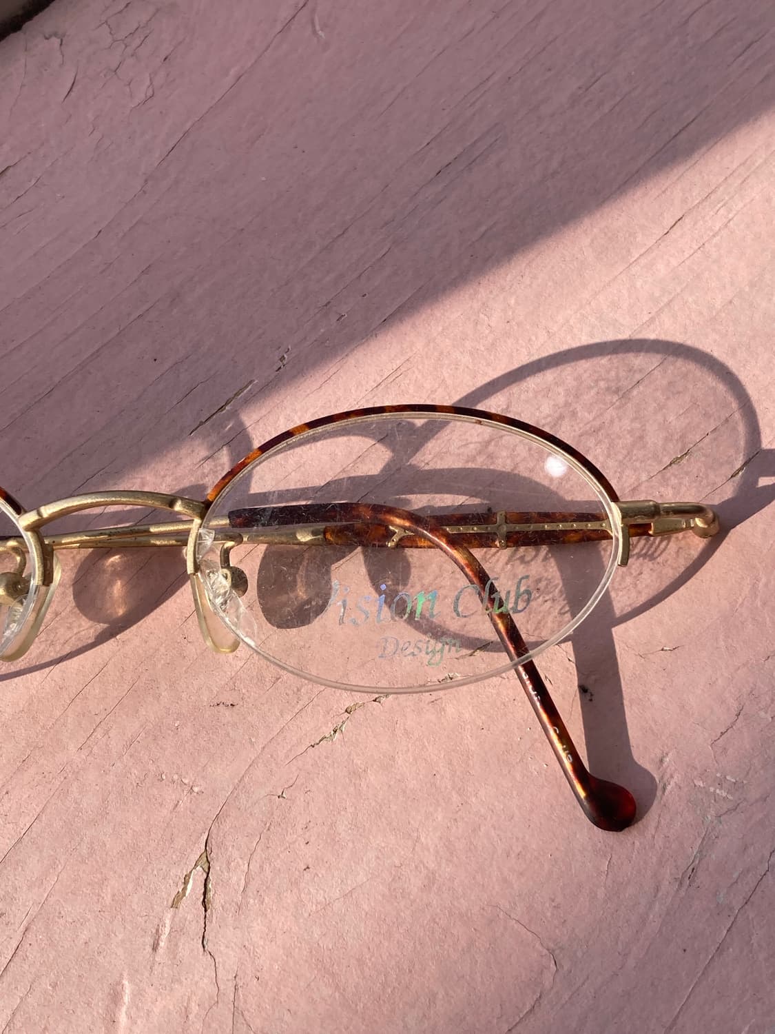 빈티지 레오파드 오벌 안경 상품이미지3