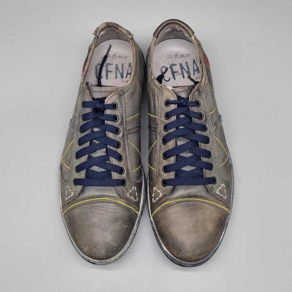 CAFEJNA 빈티지 레더 남성스니커즈270 상품이미지2