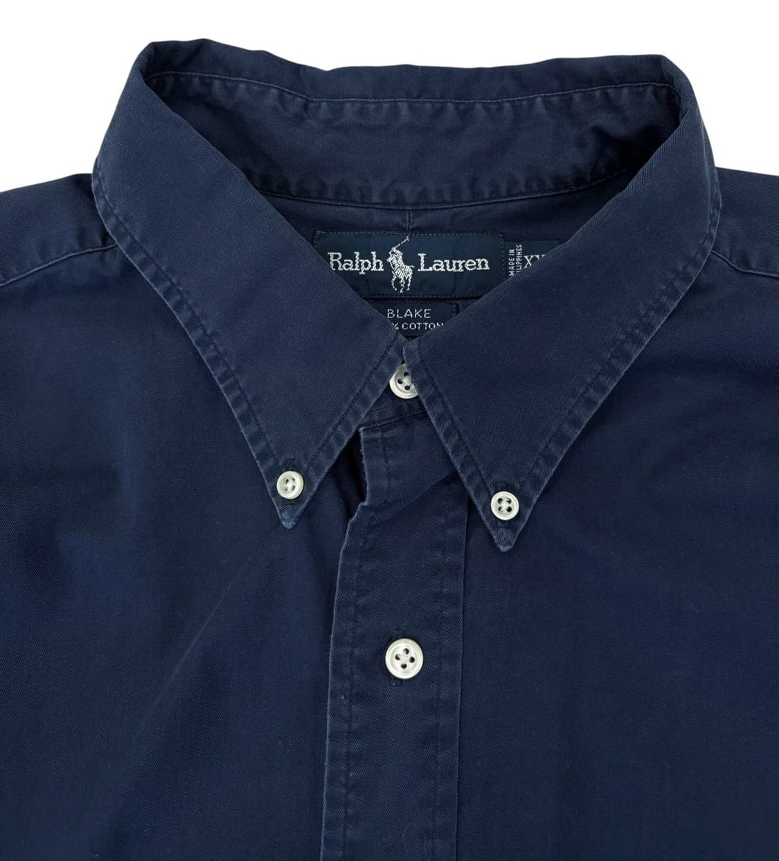 00년대 폴로 블레이크 셔츠 네이비 (2XL) 상품이미지4