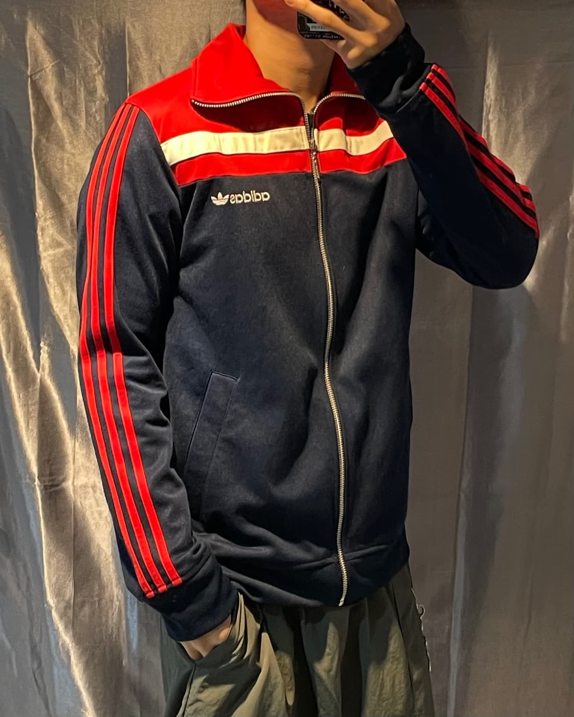 XXL 아디다스 트리플 배색 트랙탑 상품이미지1