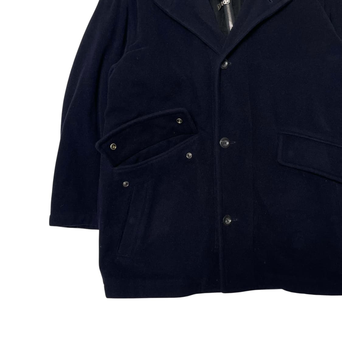 90's hugo boss 더블 칼라 빅 코트 상품이미지5