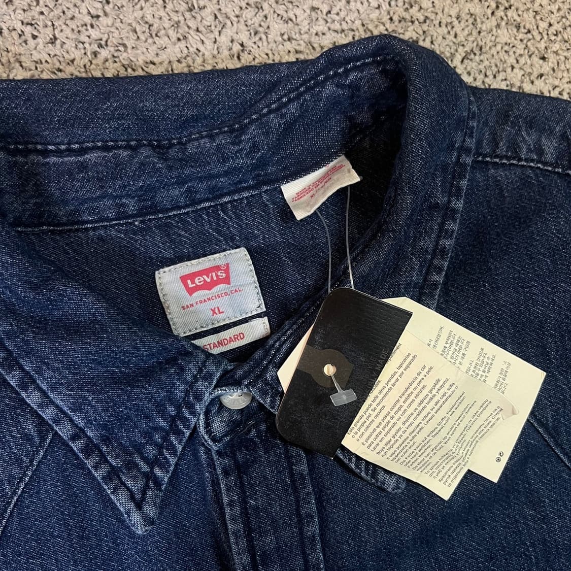 리바이스 웨스턴 데님 셔츠 상품이미지3