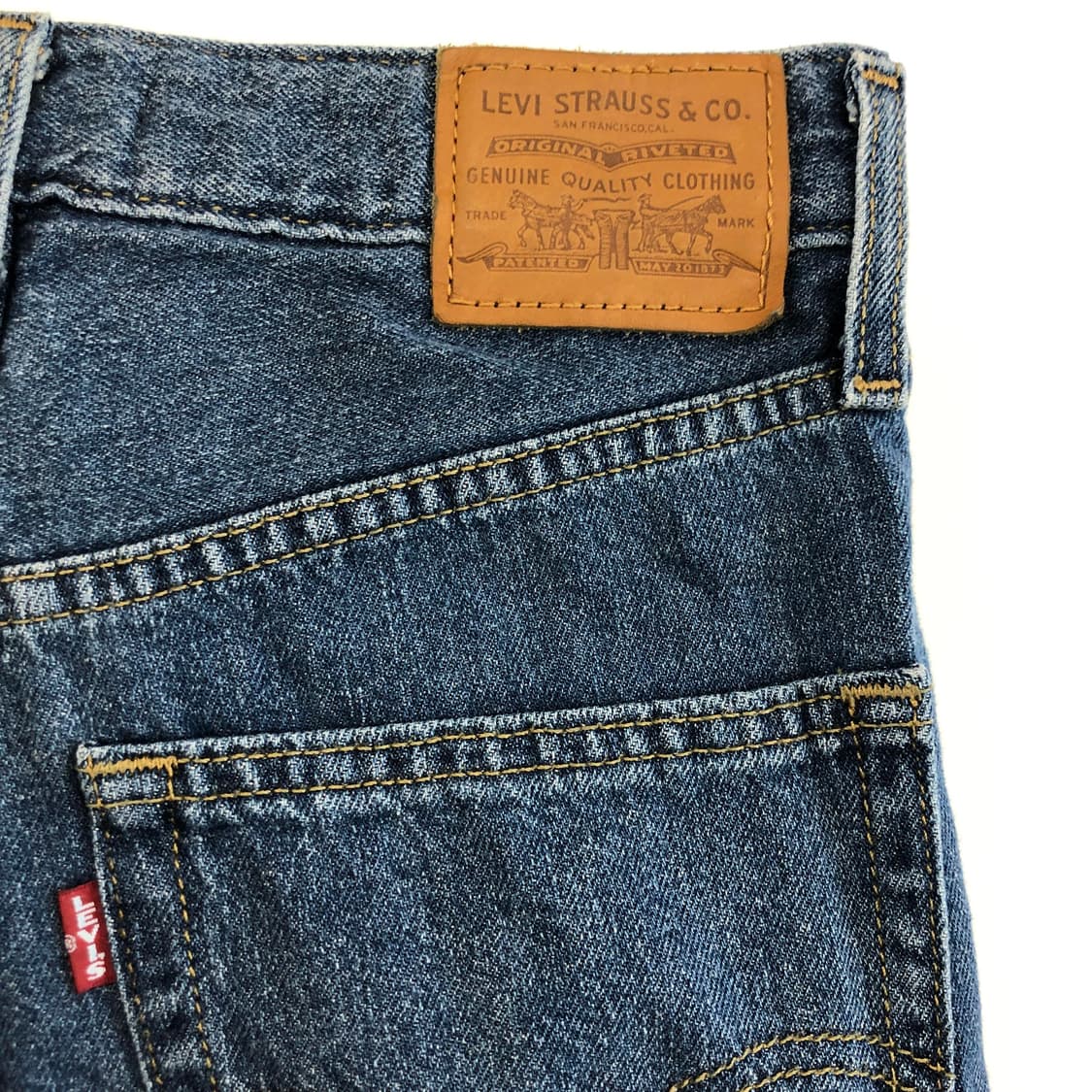 리바이스 프리미엄빅E탭 하이루즈 데님진 26 쿨데님 상품이미지4