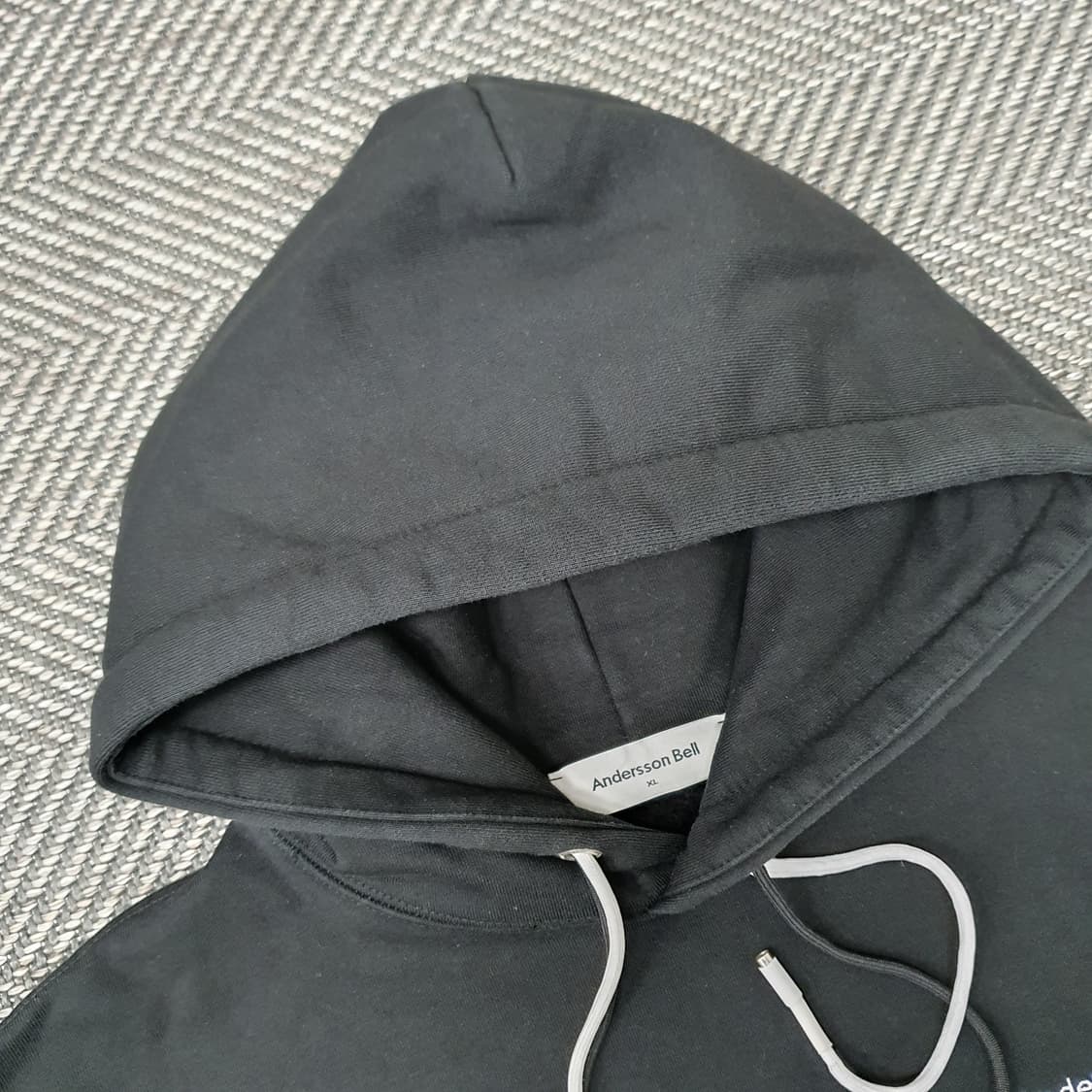 앤더슨벨 오버핏 기모 후드티 남자105 상품이미지2