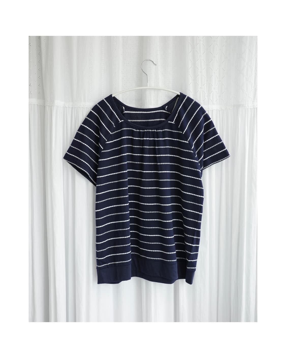 Datum line stripe round tee 상품이미지4