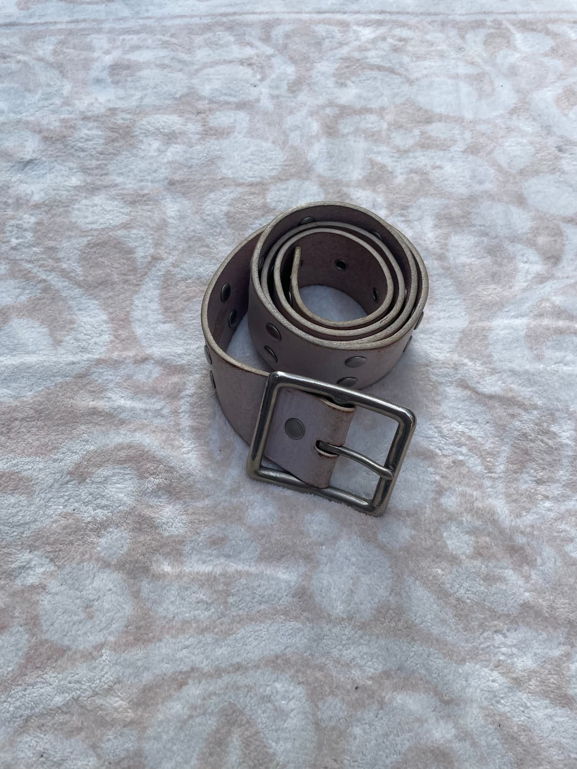 Y2K Punk pink Studded Leather Belt  상품이미지2