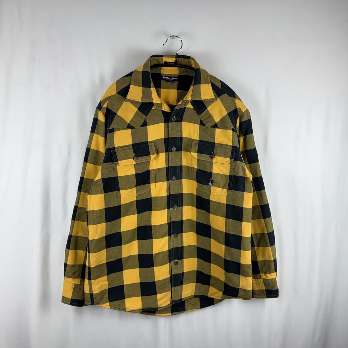 (무료배송)M) 티니위니 엘보우패치 누빔 패딩 체크 워크셔츠 상품이미지2