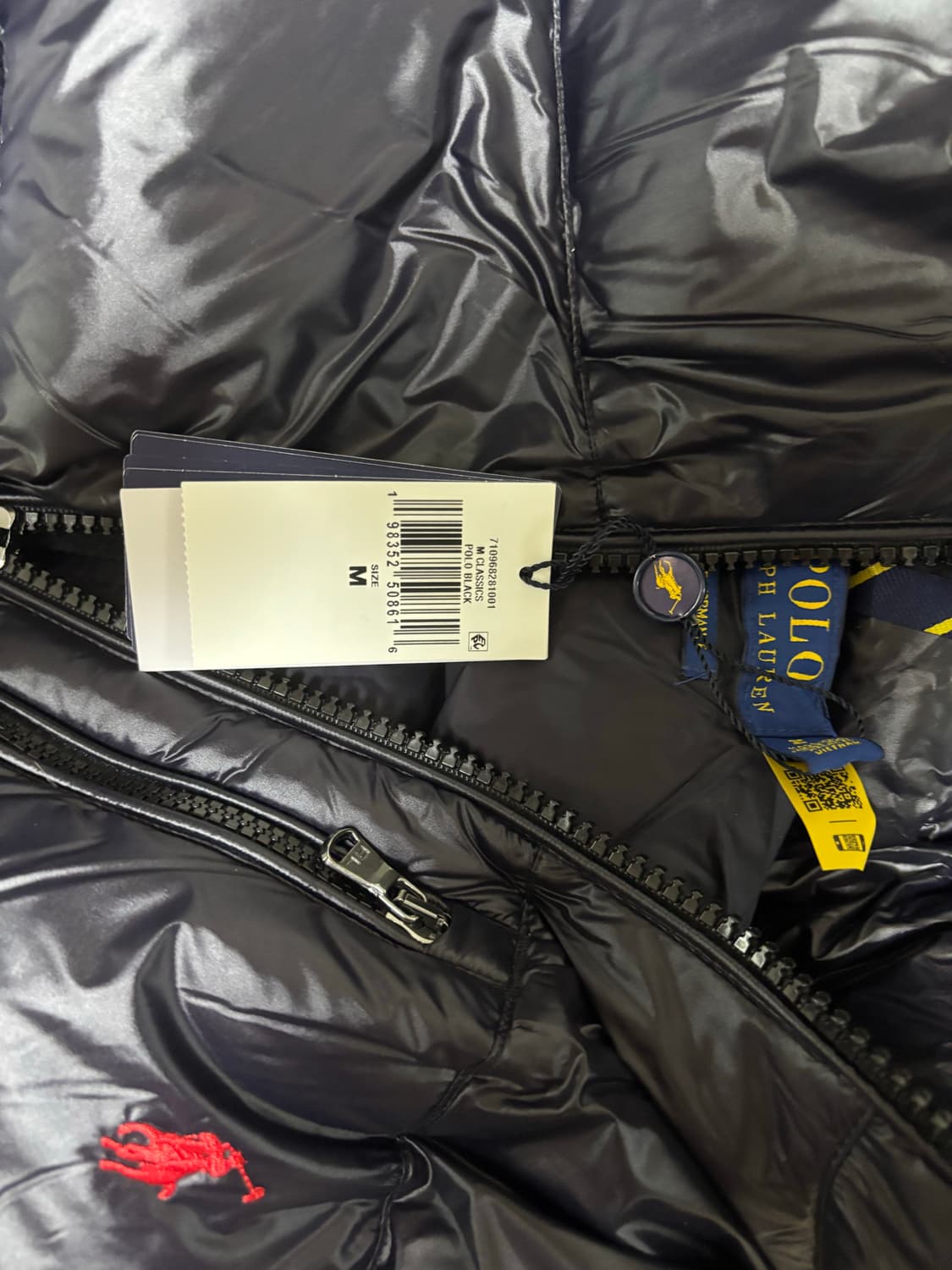 폴로 유광 패딩 상품이미지4