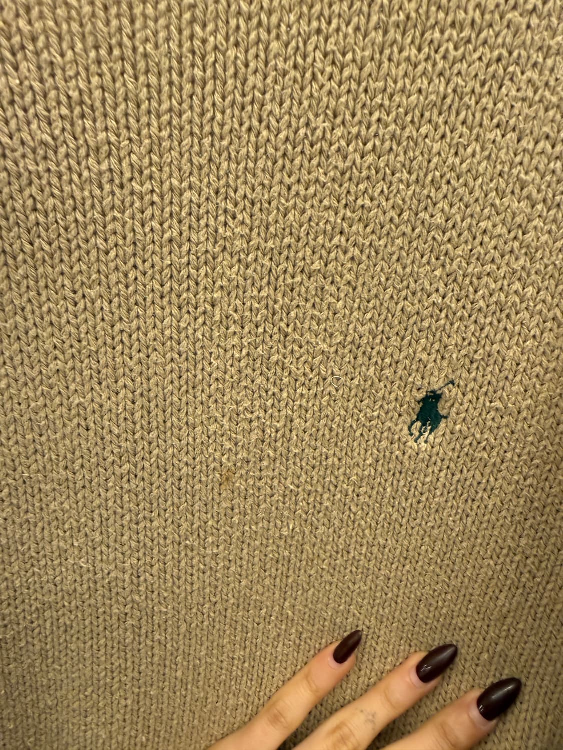 폴로 랄프로렌 코튼 니트 스웨터 베이지 U1639 상품이미지6