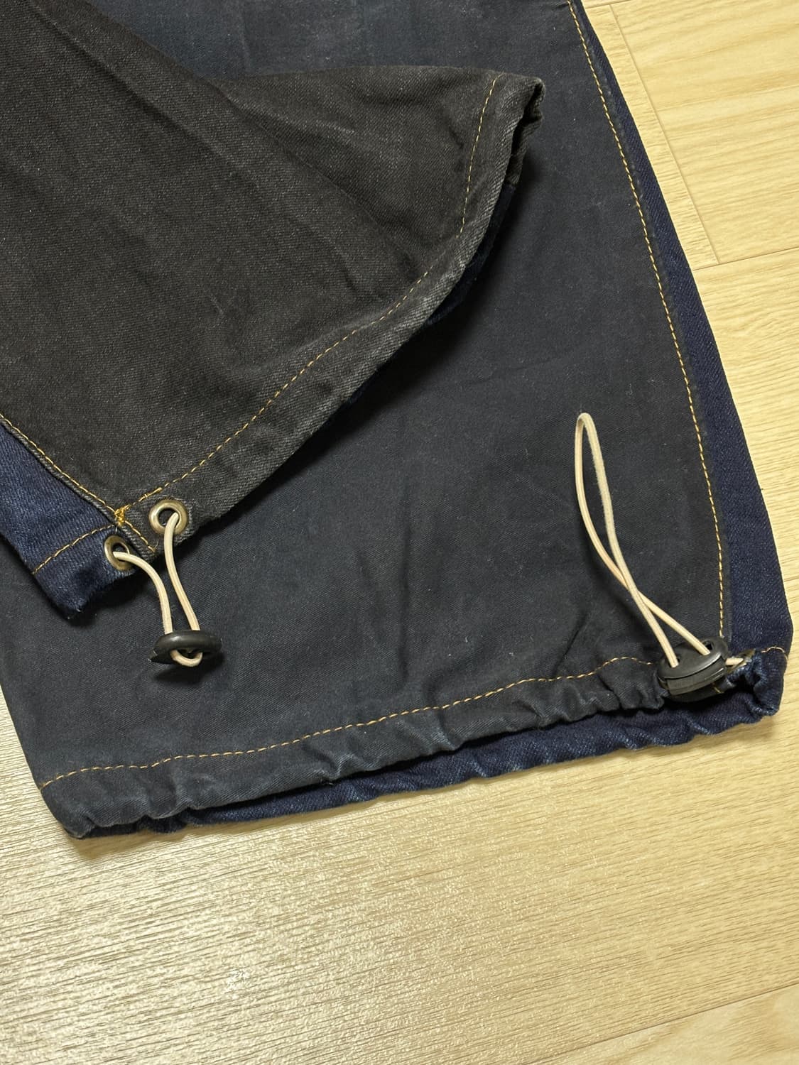 데님 스트링 팬츠 상품이미지3