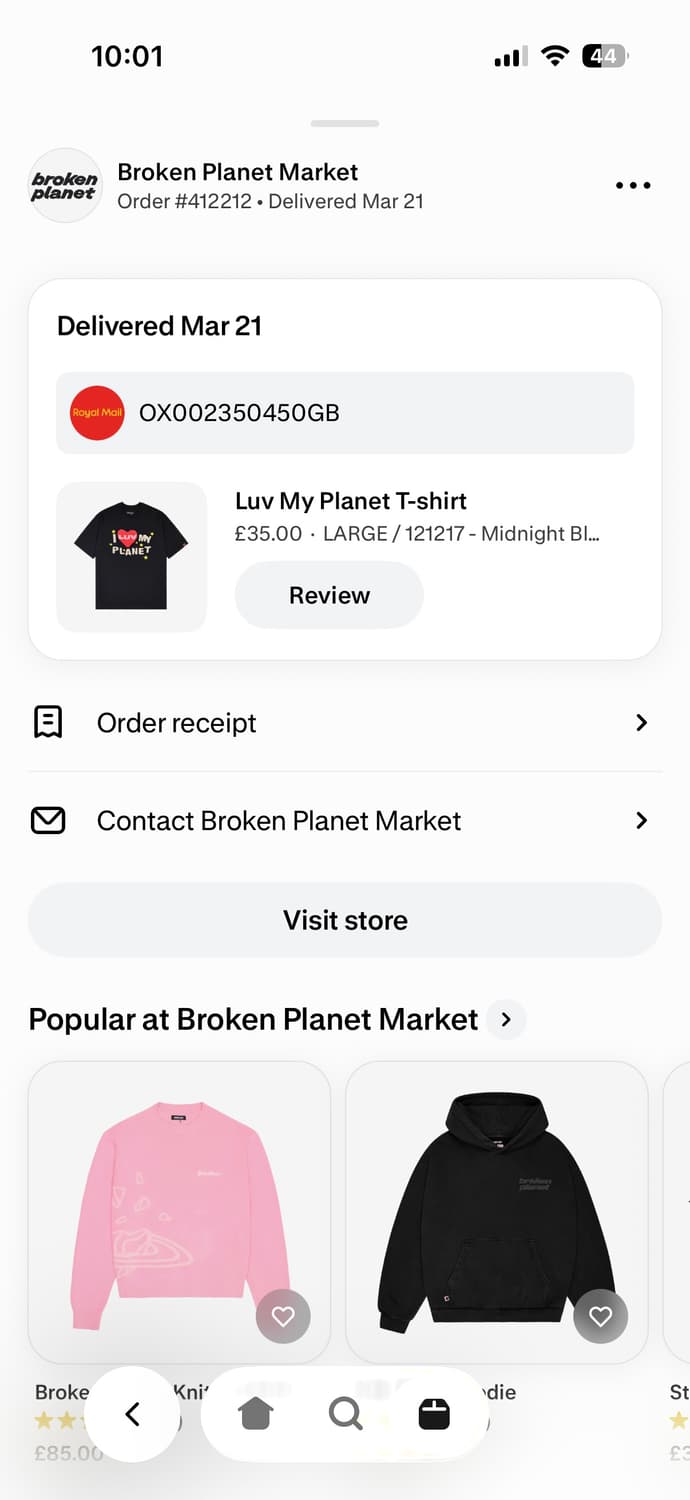 Broken Planet T-shirt 상품이미지5