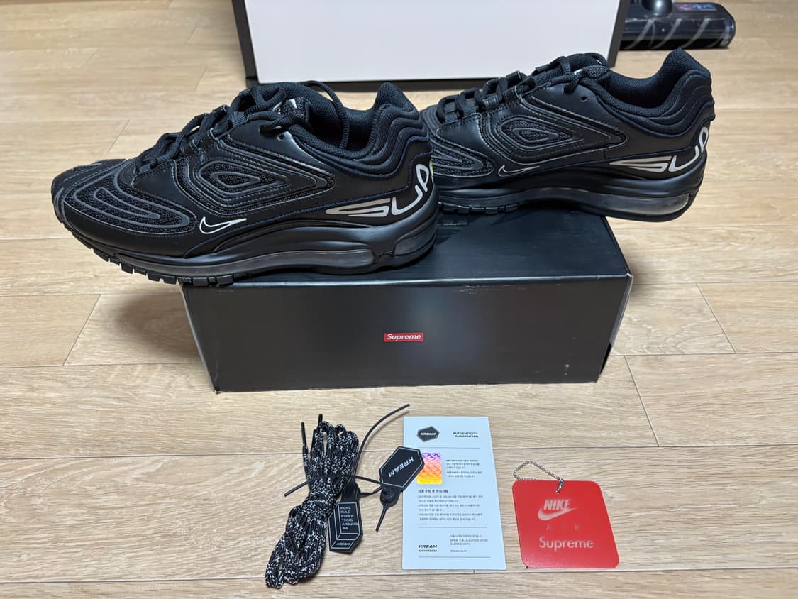 슈프림 에어맥스 98 TL 블랙 280 상품이미지6