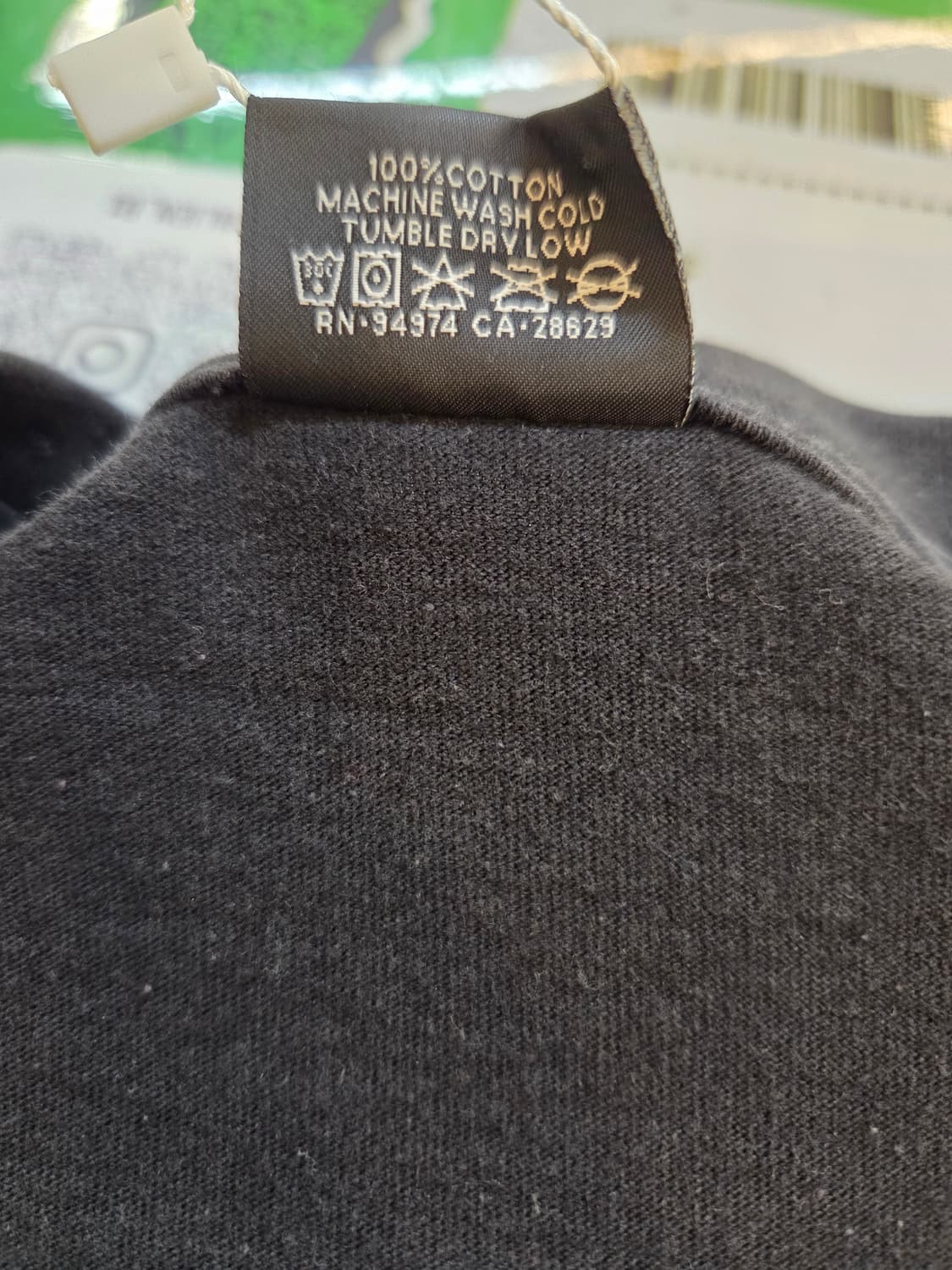 스투시 베이직 빅로고 반팔 티셔츠 블랙 상품이미지4