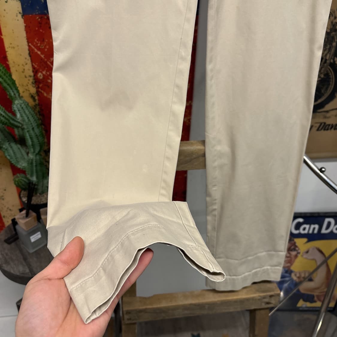 90s 폴로 랄프로렌 커스텀핏 클래식 치노팬츠 코인포켓 N729 상품이미지4