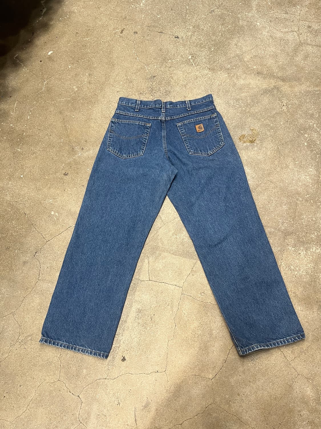 칼하트 가죽패치 데님 32 상품이미지3