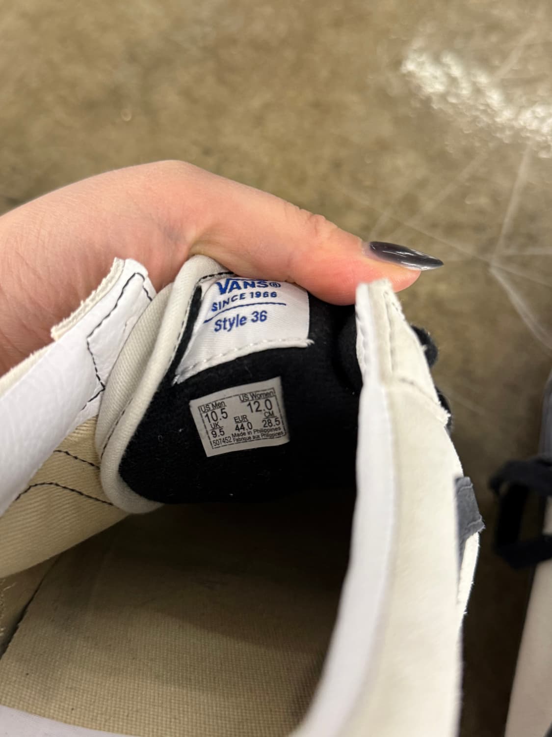 반스 올드 스쿨 36 DX 애너하임 팩토리 285 화이트 블랙 상품이미지7