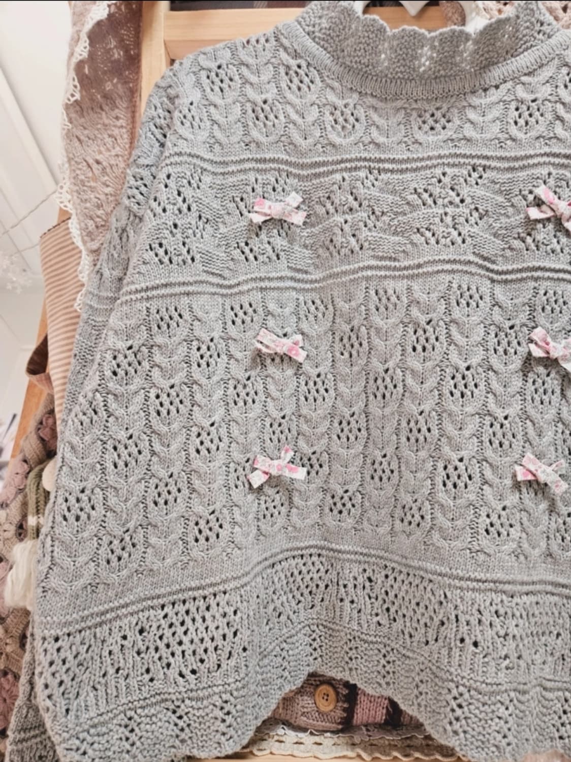 빈티지앤 러블리 반목폴라 니트 상품이미지7